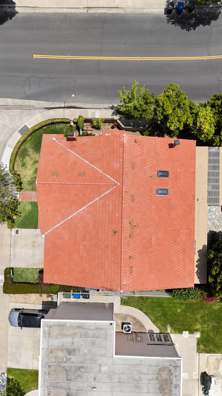 finished roof repair in Cypress, CA