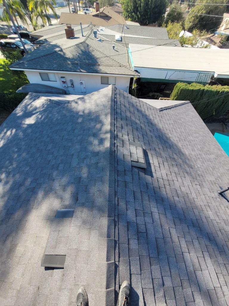finished roof repair in Anaheim, CA