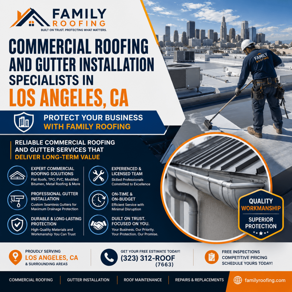Commercial Roofing and Gutter Installation Specialists